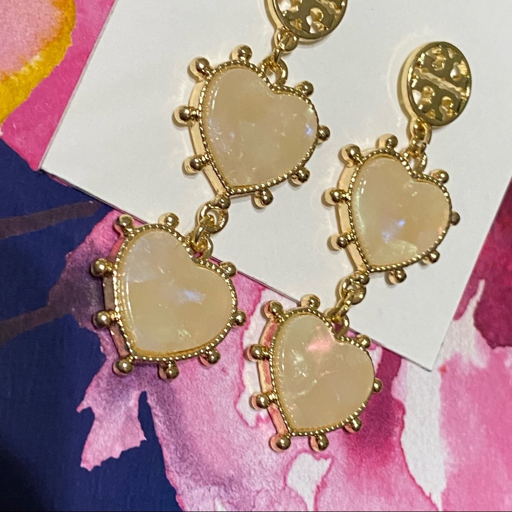 Tory Burch Heart Earrings